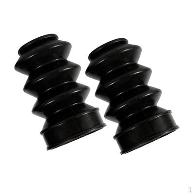 Botas dianteiras de garfo de borracha preta para XL883 XL1200