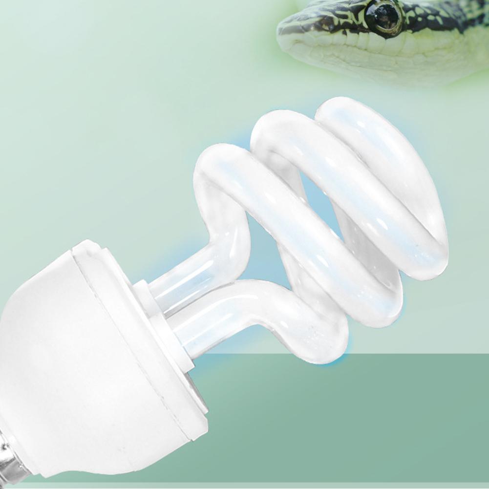 Lampada Rettili UVB 13W 26W Raggi UVB Riscaldamento Energetico Lampadina Arricchita di Calcio Lampade Riscaldanti Tartaruga Lucertola Serpente
