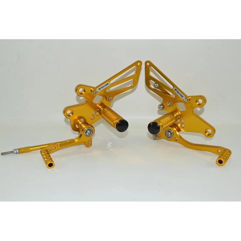 Motorbike Adjustable Driver Rear Sets Rearset Footrest Foot Rest Pegs For Kawasaki Ninja 250R EX 250 R 2008 2009 2010 2011 2012