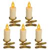 LED Clip Candle Light Set Flameless Flickering Christmas Tree Candle Lamp Electric Fake Candles for Home Christmas Party Decoration