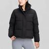 Women's ASICS Down Jackets Women's Black Stand Collar Thickened