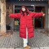 Down Cotton-padded Clothes Women's Long Winter New Knee-length Jackets Loose and Thickened Trendy Cotton-padded Jackets