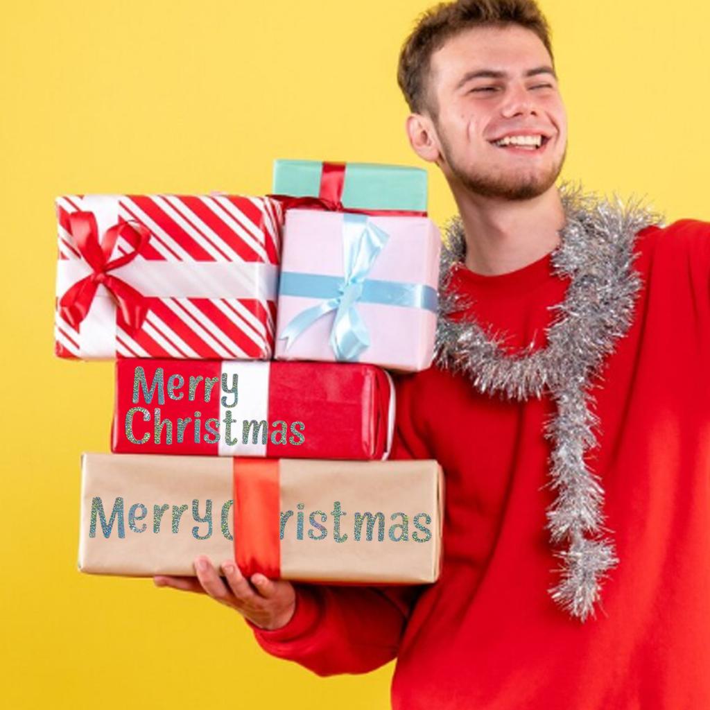 26 Alphanumeric Stickers For Christmas Gifts