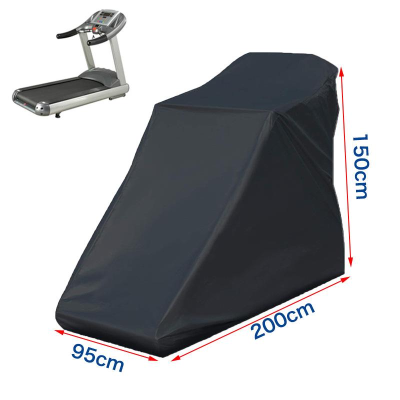 

Чехол для беговой дорожки Водонепроницаемые пылезащитные чехлы для беговой машины Укрытие от солнца Сумка для хранения беговой дорожки Чехол для спортивного оборудования чёрный