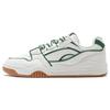 Li Ning Yuebai Wear Resistant And Lightweight Low Top Skateboard Shoes Women's White Green AGCS252-18
