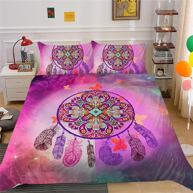 Dream Catcher 3D Digital Printing Bedding Two Or Three-Piece Set Polyester