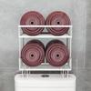 Pure White Double-Layer Over-Toilet Storage Shelf