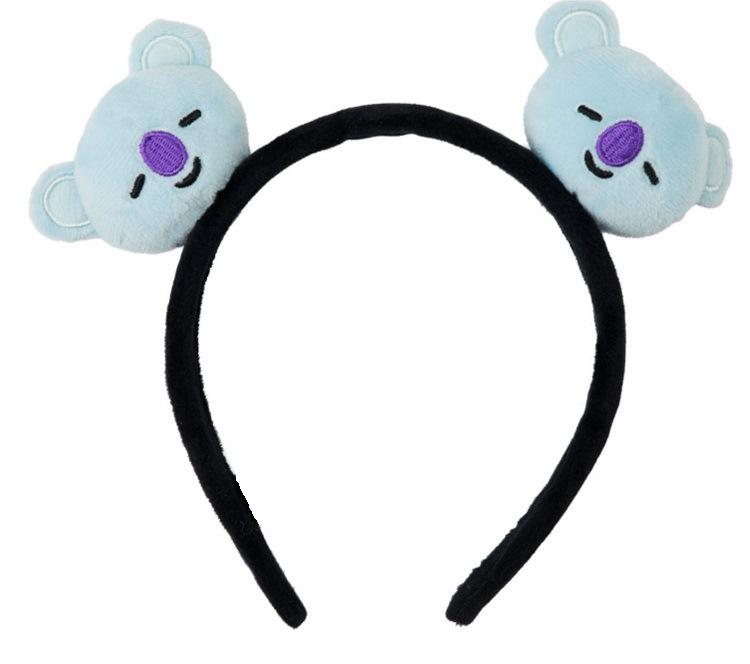 ELEN-KPOP BTS BT21 Headband Hair Band Hoop Cartoon Toys MANG TATA