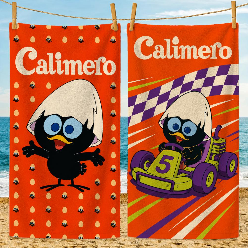 Cartoon C-Calimero Towel Towel beach towel, quick drying absorbent bath towel for Swim,Gym,Camping,Outdoor hot