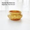 Solid Brass Eight Blessings Double Fish Money Jar