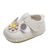 Neugeborene Kinder Blumen Weiche Sohle Kleinkindschuhe Babyschuhe Anti-Ablösung Babyschuhe Herbst Weiches Leder Anti-Rutsch-Schuhe