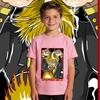 One Piece Sanji Anime Print Kids Cotton Short Sleeve T Shirt Boys Girls Casual Summer Top Soft Breathable Daily Wear