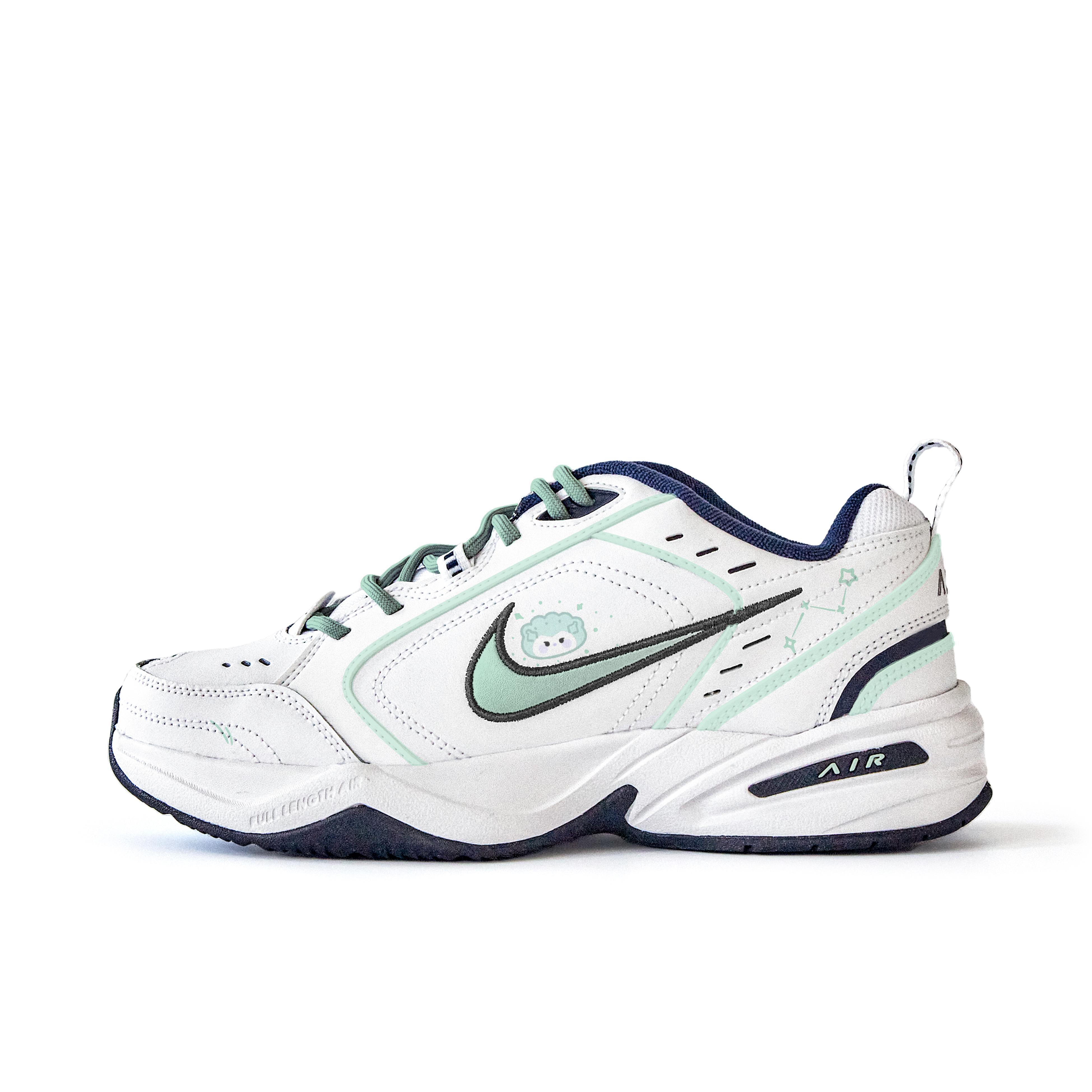 

Nike Air Monarch 4 Slip Resistant Abrasion Resistant Slip Resistant Abrasion Resistant Low top Chunky Sneakers Unisex 415445-102(Team189-) 44.5