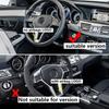 Für Mercedes Benz A B C E CLA CLS GLA GLK SLK Klasse W176 W246 W204 W207 W212 W117 Auto Innen Lenkradabdeckung Zierrahmen