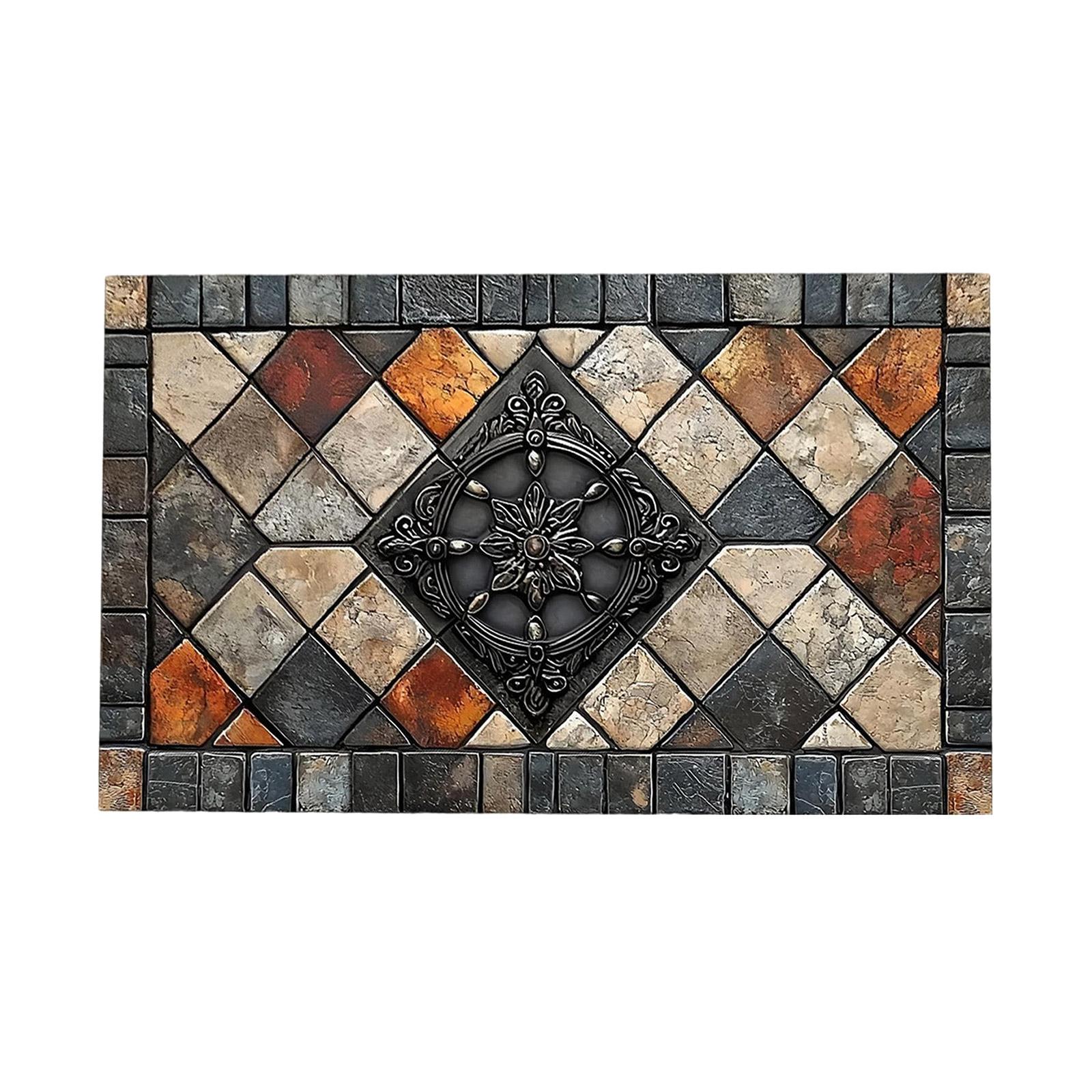 

3D Visual Floor Mat, Bathroom Absorbent Foot Mat, Entrance Door Mat, Stain-resistant And Easy To Care For One Size