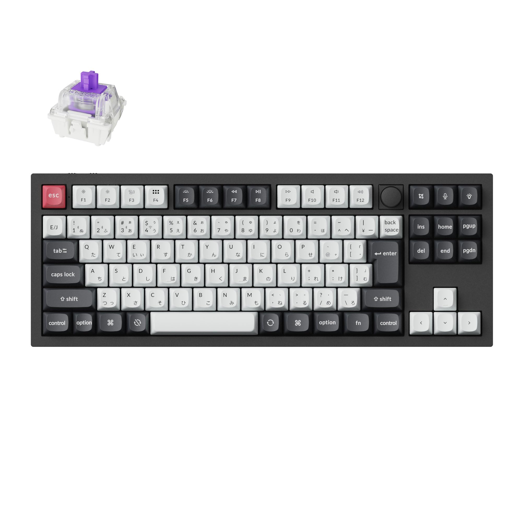 

Q3 HE QMK Wireless Custom Hall Effect Gateron Double Rail Magnetic Rapid RGB Hot Swap Windows Linux Compatible Carbon []Keychron Keyboard, Switch,