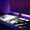 Anime Eyes MousePad - Large Manga GirlDeskMat RGB Gaming Mouse Pad  Gamer Large LED Light XXL MousePads PC Computer Pad Non-slip