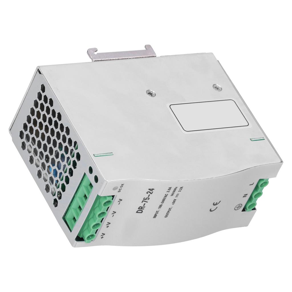 BERM Switching Power Supply DINRail Switch Transformer Driver DR7524 100240VAC