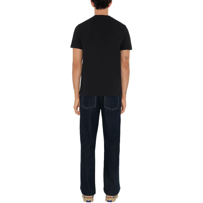 Burberry Check-logo Patch Cotton T-shirt 81048891
