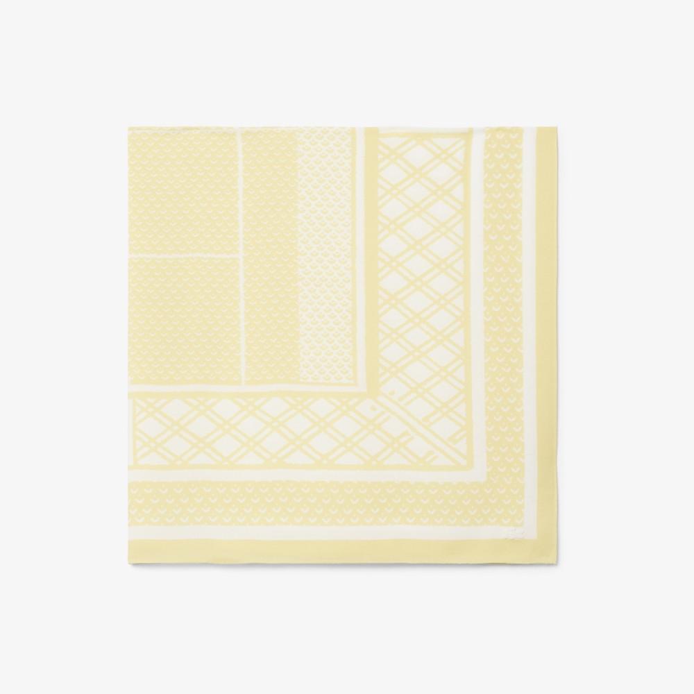 [lacoste] Women's Tennis Court Print Scarf RE1507-56G48M