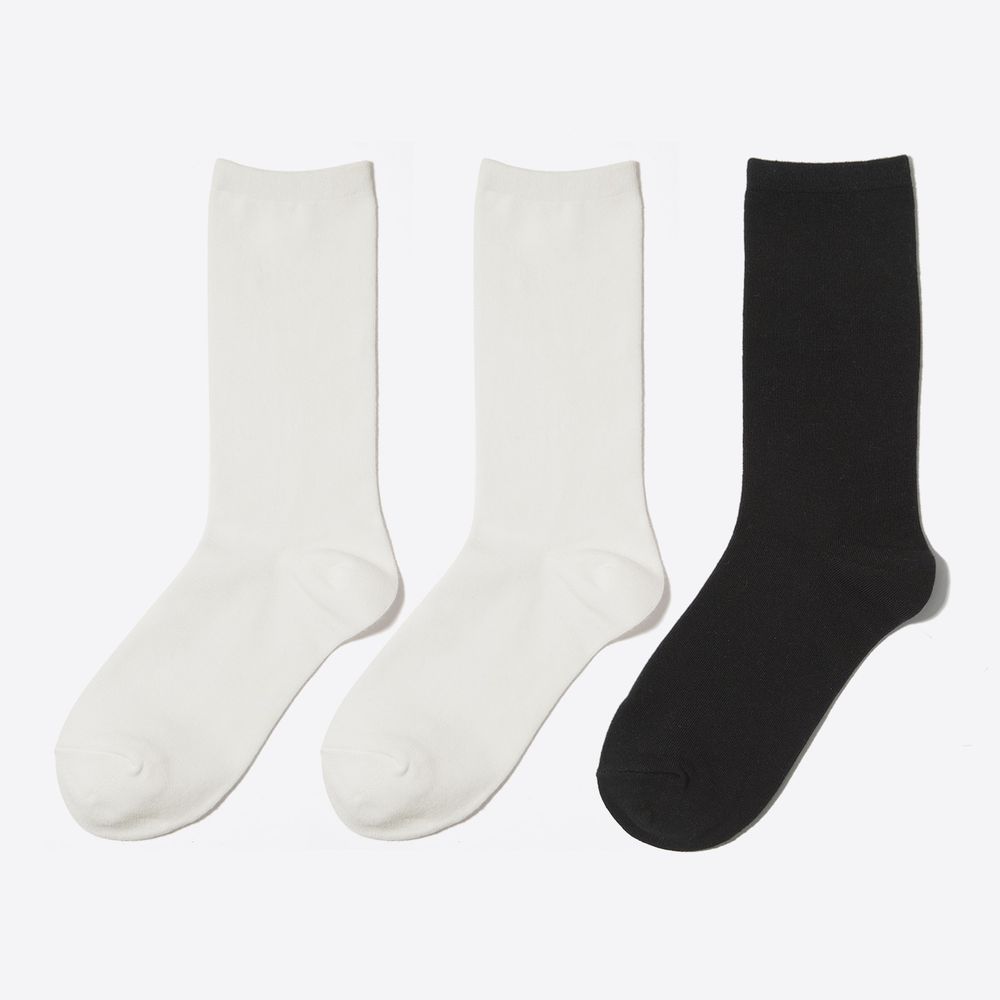 [Standard] 3-Pack Plain Crew Socks HPAO3EA612