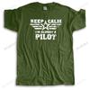 Summer Fashion Tee Shirt Keep Calm I Am Almost A Pilot TShirt Funny Gift For Pilot Letter Printed Mens Tshirt Euro Size TOPS