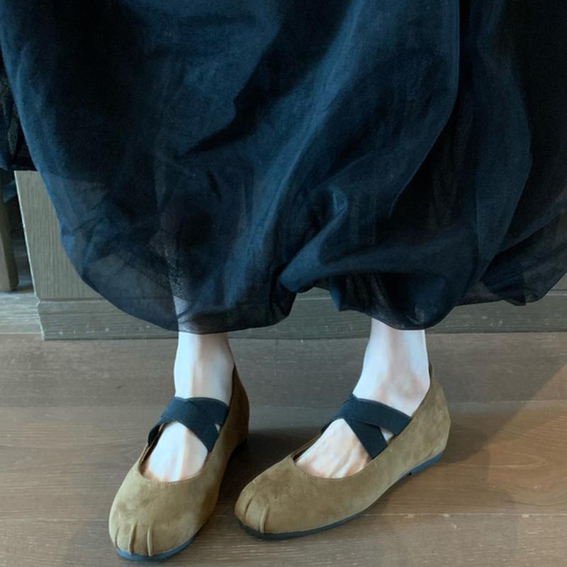 Retro Style Internal Elevation Women Mary Jane Shoes Ladies Comfrot Dress Ballet Shoes Casual Street Style Shoes