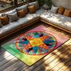 Unique Area Rug Modern Abstract Carpet Living Room Floor Mat Home Decor Geometric Design Non Slip Indoor Outdoor Rugs