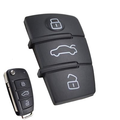 Guscio Telecomando Pieghevole 3 Pulsanti Gommino Sostitutivo per A3 S3 A4 A6 A6L A8 Q3 TT Quattro