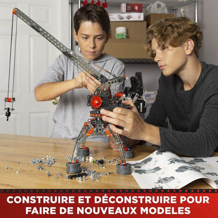 Meccano Construction Set - Metal - 638 Pieces - 10 Years + - 25 Models + Case
