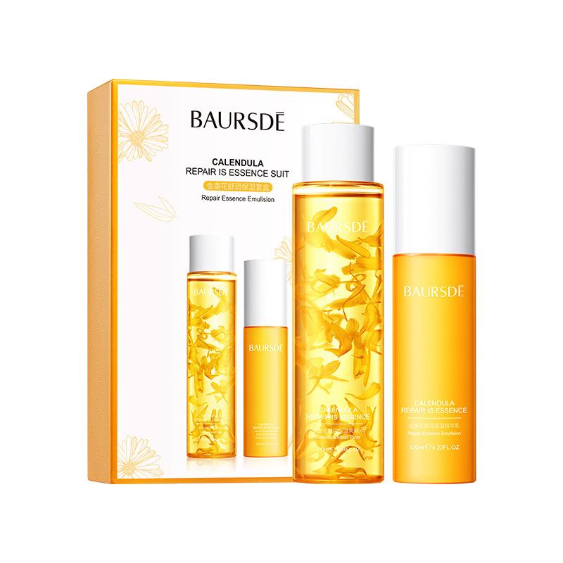 

Набор успокаивающих лосьонов с календулой, увлажняющий, освежающий, с тонкими порами, увлажняющий, восстанавливающий кожный барьер, уход за лицом