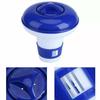 4PC Deluxe Large Blue and White Floating Swimming Pool  Dispenser 5 Inch