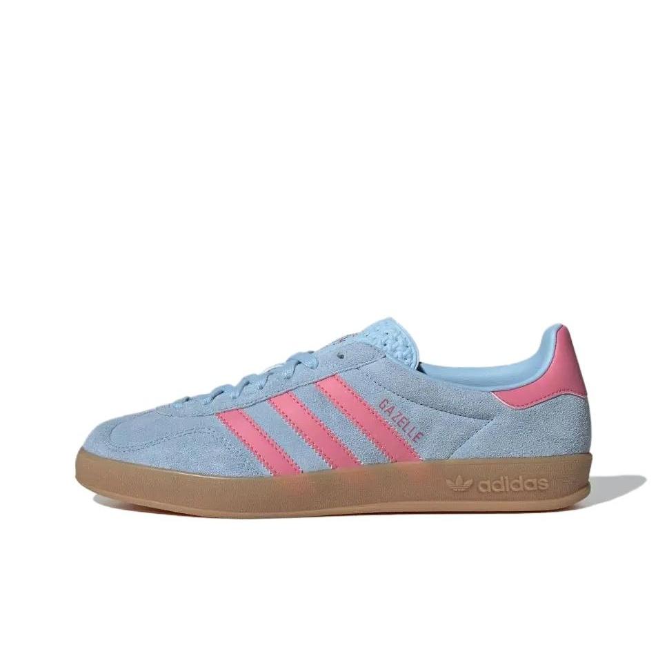 Adidas Gazelle Indoor Clear Sky Rose Tone Unisex Sneakers Gum JH6193