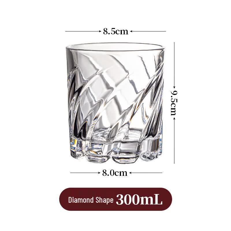 MDNG Rotating Crystal Whiskey Glasses