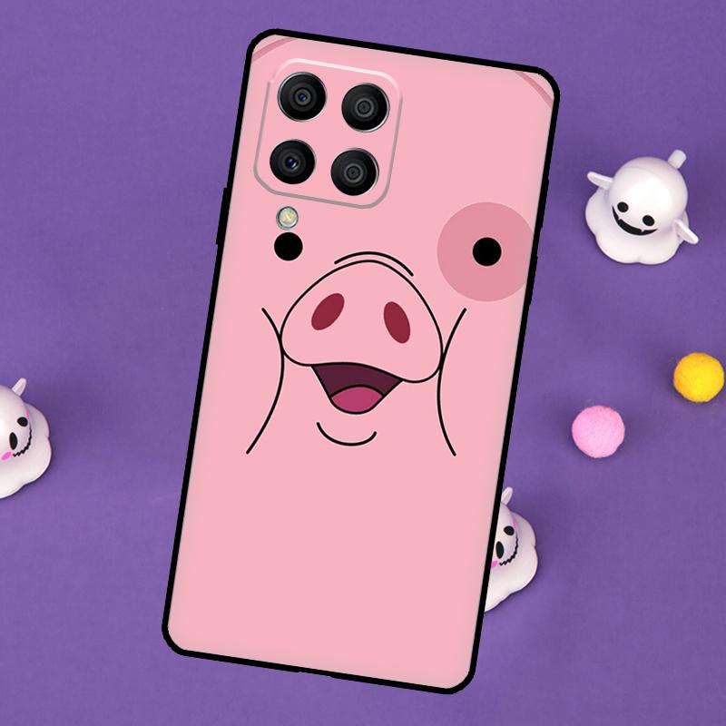 Cartoon Pig Cover For Samsung Galaxy M11 M51 M31 M33 M13 M23 M53 M15 M55 M14 M34 M54 M20 M32 M52 Case