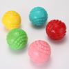 Dog Rubber Ball Toy Interactive Squeaky Chew Toy Textured Teeth Cleaning Toy Fetch Ball for Small Medium Large Dogs Training
