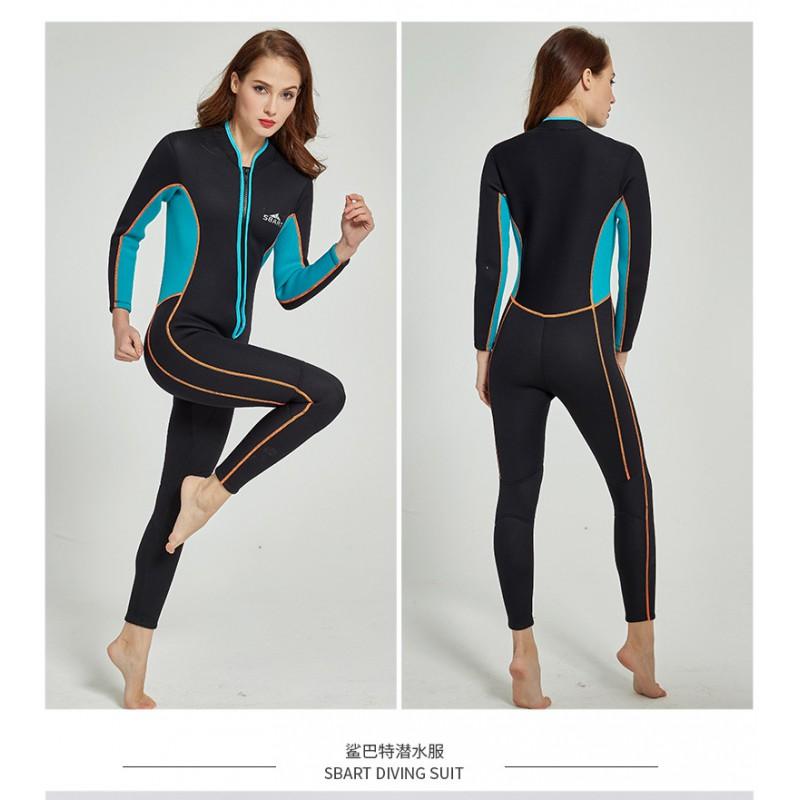3mm Thick Neoprene Full Body Wetsuit Surfing Diving Swimming UV Protection Thermal Warm Water Sport Suit Unisex