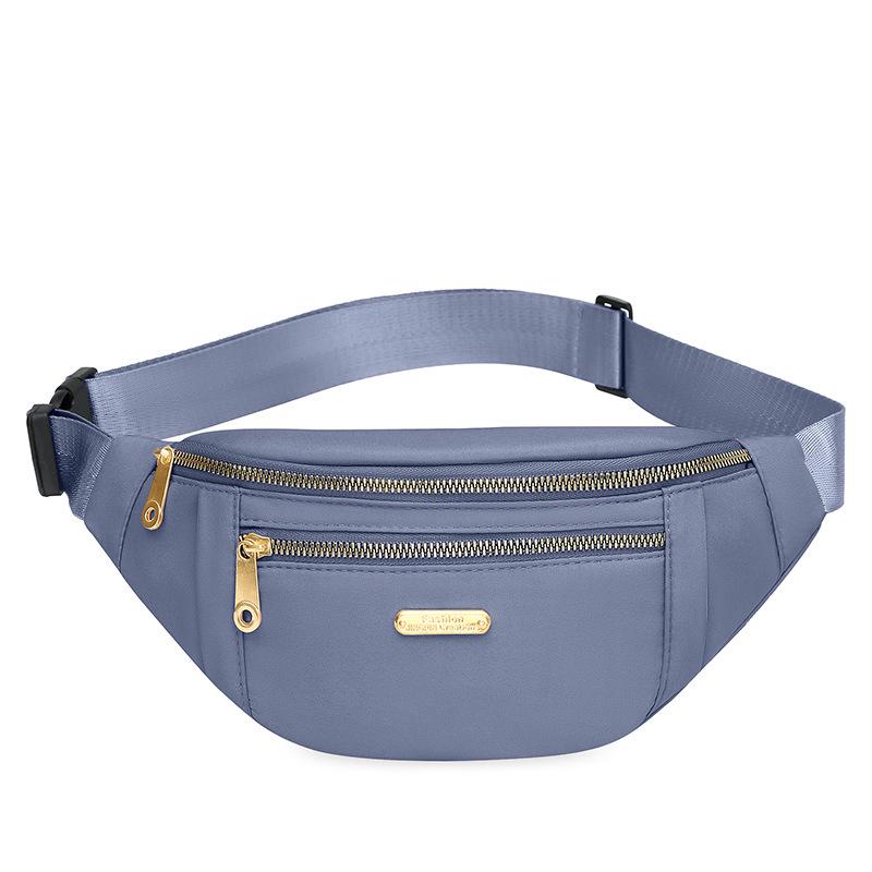 Women's Oxford Cloth Multi-compartment Crossbody Bag with Korean Style