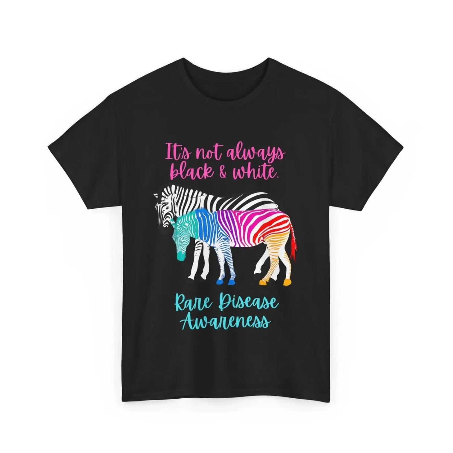 Rare Disease Awareness T Shirt Day S чёрный