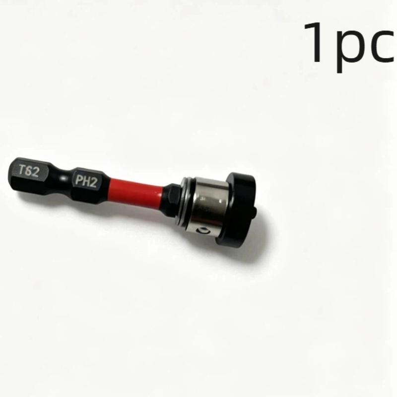 1/2/3 ks Magnetický polohovací šroubovák s držákem bitů Ph2, šestihranný dřík 1/4", lokátor pro sádrokartonové šrouby, hlavy šroubováků