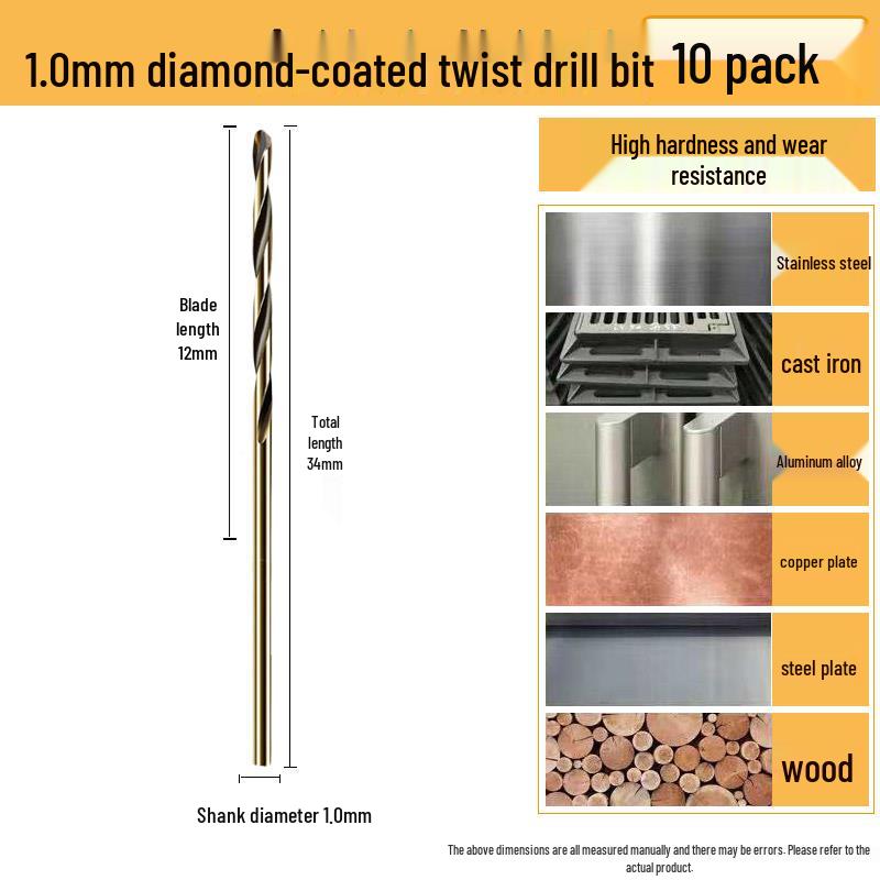 High-Strength Cobalt Stainless Steel Twist Drill Bit with Straight Shank