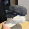 Women's Autumn and Winter Korean Style Versatile Duck Beret British Style Face Showing Newsboy Hat Trend