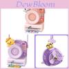 Cartoon Cute Pet Neck Fan With Usb Rechargeable Noleaf Design For Kids Personal Cooling