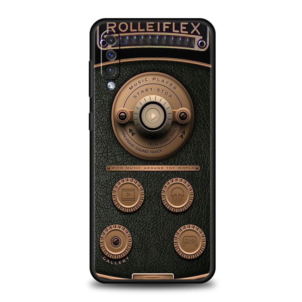 

Case For Samsung A56 A36 A26 A54 A52 A24 A14 A50 A70 A40 A06 A12 A22 A34 A42 A32 5G A16 Cover Retro Camera Games Tape Cassette For Samsung A56