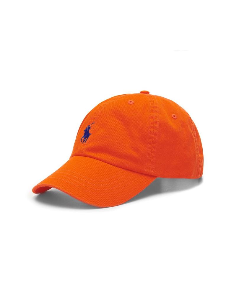 POLO RALPH LAUREN Cotton Chino Baseball Cap - Orange