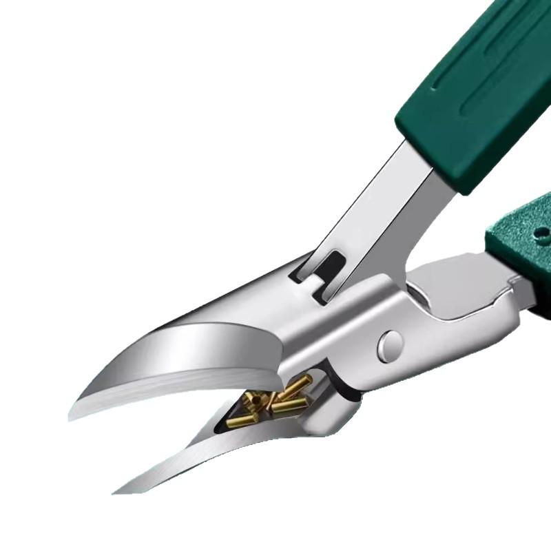 Large German Anti-Splash Slanted Nail Clippers - Original Design for Paronychia Toenails