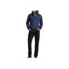 Polo Ralph Lauren SS25 Long Sleeve Button Solid Polo Shirt Men Tops Blue MNPOKNI16824021-410