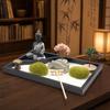 Japanese Zen Garden Sand Tray Home Decor Ornaments for Garden Landscape