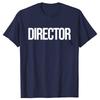 Funny Vintage Director Filmmaker Film Crew Graphic T-shirt Men Women Hip Hop Oversized T Shirt 100% Cotton Comfort T-shirts