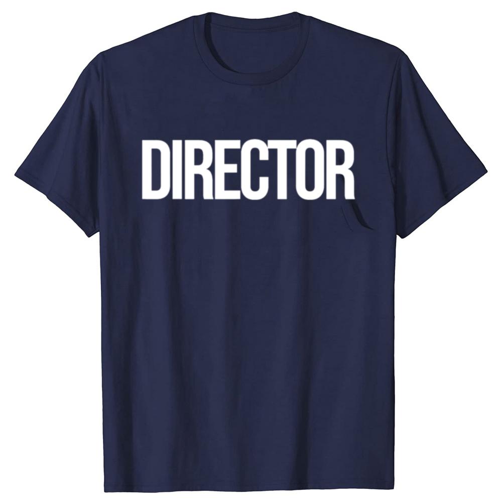 Funny Vintage Director Filmmaker Film Crew Graphic T-shirt Men Women Hip Hop Oversized T Shirt 100% Cotton Comfort T-shirts